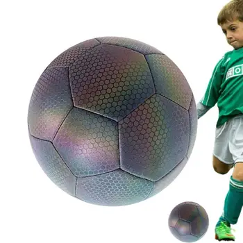 Švyti Tamsoje Futbolo Atspindintis Žėrintis Gumos Futbolo Kamuolys Mokymo Patvarus Futbolo Žaislas Vaikams, Berniukų, Mergaičių Vyrai