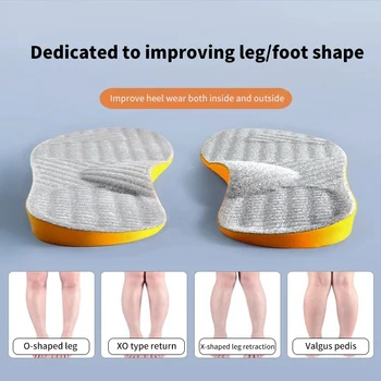 Butas Pėdos Arkos Paramą, Ortopedinių Batų Pado Įtvarai kojoms Vyrai Moterys N/X Kojų Ištaisyti Priežiūros PU Padas Orthotic Vidpadis