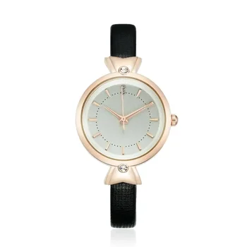 Mados prekės ženklo moterys prekės laikrodžiai kvarco atsitiktinis odinis dirželis laikrodžius lady gaidžiai