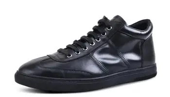 Rudenį ir žiemą oficialių verslo black vyrų batai, batai, vyrams, nėrinių High-top laisvalaikio bateliai batai