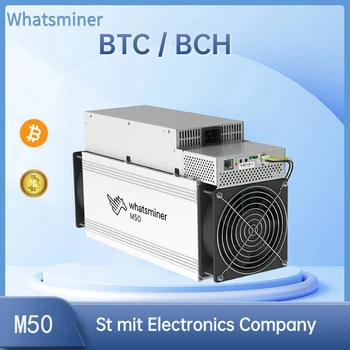 Karšto Bitcoin Miner Whatsminer M50 27W 124t Asic BTC Antminer