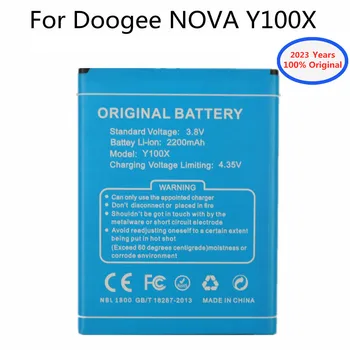2023 metų 2VNT Naujos Originalios Baterijos DOOGEE NOVA Y100X Baterija 2200mAh Atsarginės Baterijos Sandėlyje Greitas Pristatymas