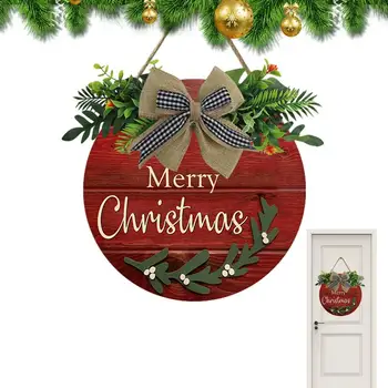 Linksmų Kalėdų Pakabinti Pasirašyti Medinių Kalėdų Vainikas Durų Kabykla, Kalėdos, Naujieji Metai Patalpų Lauko Namo Apdaila