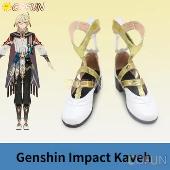 Anime Genshin Poveikio Kaveh Cosplay Batai Architektas Žaidimas Kostiumas Gražus, Spalvingas Moterų, Vyrų, Anime Cosplay Batai