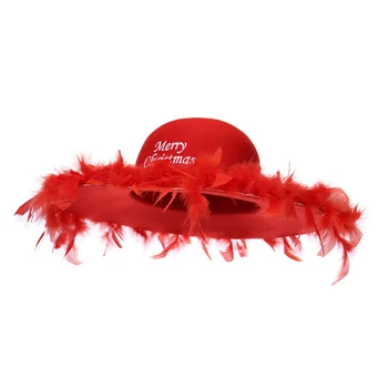 Plunksnų Šalis Skrybėlę Kalėdų Visoje kraštų Laiškas Išspausdintas Red Hat Suaugusiems Moterų Xsms Cosplay Kostiumai, Rekvizitas Priedų