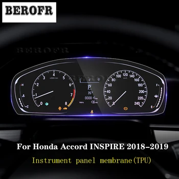 Honda Accord ĮKVĖPTI 2018 2019 Automobilių salono Prietaisų skydelis membrana LCD ekranas TPU apsauginė plėvelė Anti-scratch fil