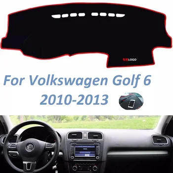 Volkswagen Golf 6. 2010 M. 2011 M. 2012 M. 2013 M Kairę Dešinę Ranką Ratai Ne Slydimo Prietaisų Skydelio Dangtelį Kilimėlis Priemonė Kilimų Automobilių Reikmenys