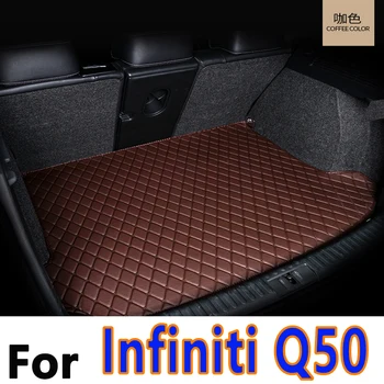 Automobilio bagažo skyriaus kilimėlis Infiniti Q50 Ne hibridinis 2014 2015 linijinių krovinių kilimų interjero aksesuarų dangtis