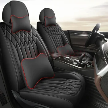 Universalus Stiliaus 3D Automobilių Sėdynės Padengti Bmw 1 Series Visiems Modeliams E81 E82 E87 E88 F20 F21 F52 F40 Interjero Aksesuarų Pu Odos