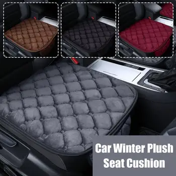 Automobilių Sėdynės Padengti Žiemą Šiltas Sėdynės Pagalvėlės Anti-slip Universal Priekiniai Kėdės Sėdynė Kvėpuojantis Padas Transporto priemonės Auto Automobilio Sėdynės Prote H8W7